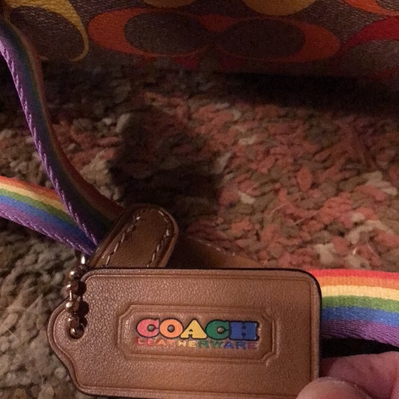 Coach rainbow signature pennie backpack - Picture 9 of 9